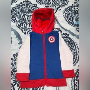 Cubcoats - Captain America Hoodie -Coverts to Stuffed Animal